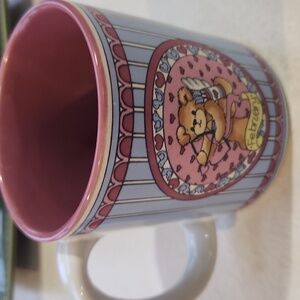 Lucy And Me 1985 Lucy Rigg Enesco Imports Mug February Vintage  Made In Korea